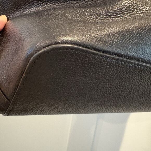 MICHAEL KORS Tote Bag Black Large Chain Mercer Work Bag Pebbled Leather Office - Picture 7 of 16